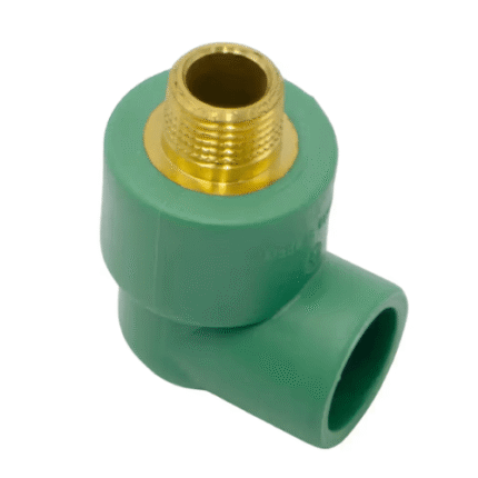 25mm x 1/2" PPR Male Elbow Pipe Fitting