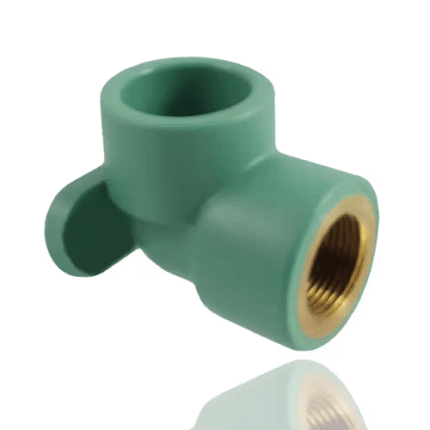 Banninger PPR Wall Plate Female Elbow, 25MM X 1/2"