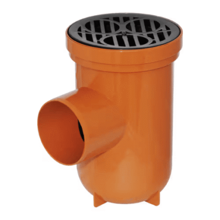 6" x 4" Orange UVC Gully Bottle Trap