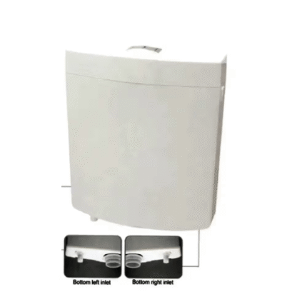 Milano 140500100093 Wall Hung Flush Tank - White
