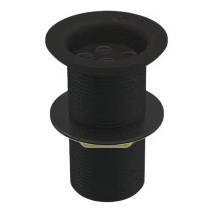 Jaquar (ALD-BLM-705) 80 mm Height Unslotted Basin Waste - Black Matt