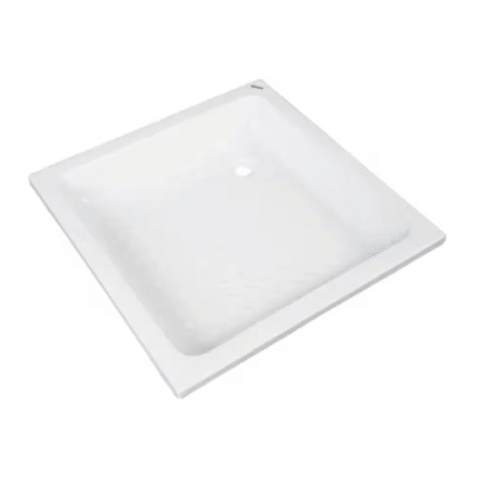 Milano 140400300001 80 x 80mm ABS Square Shower Tray - White