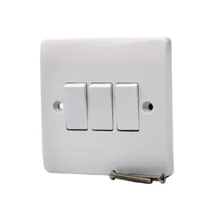 Ariacol 10A 3 Gang 1 Way Switch