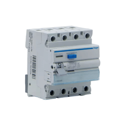 Hager 63A 4Pole 100Ma RCCB Earth Leakage Circuit Breaker (ELCB)