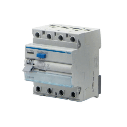 Hager 63A 4Pole 30Ma Earth Leakage Circuit Breaker (ELCB)