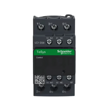 Schneider Contactor LC1D32U7 32A 3-Pole, 220V Coil, AC-3 Rated, Long-Life Contacts