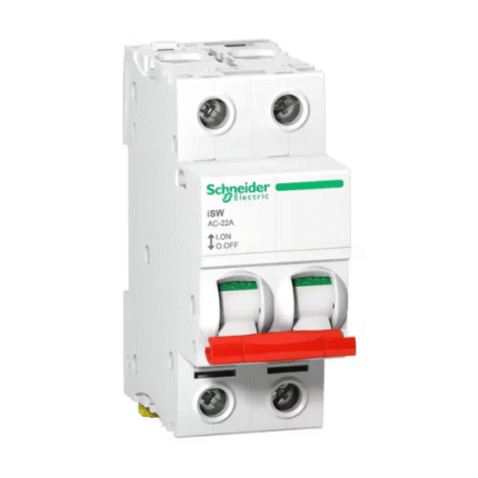 Schneider RCCB 40A 2-Pole 30mA, High-Sensitivity Earth Leakage Protection, Test Button