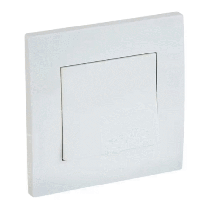 Schneider 13A 1-Gang 1-Way Switch, Durable Mechanism, Smooth Action, Clean Aesthetic