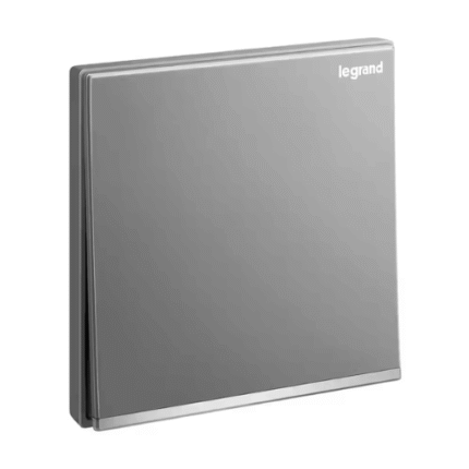 Legrand Galion 1-Gang 2-Way 16AX, Two-Point Single Circuit Control, Suitable for Simple Home Interior - Dark Silver