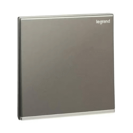 Legrand Galion 1-Gang 1-Way 16AX, Simple Single-Point Control, Suitable for Simple Home Interior - Dark Silver